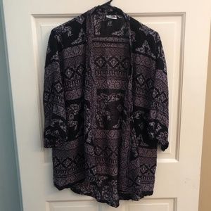 The Elephant Pants kimono black & gray S/M